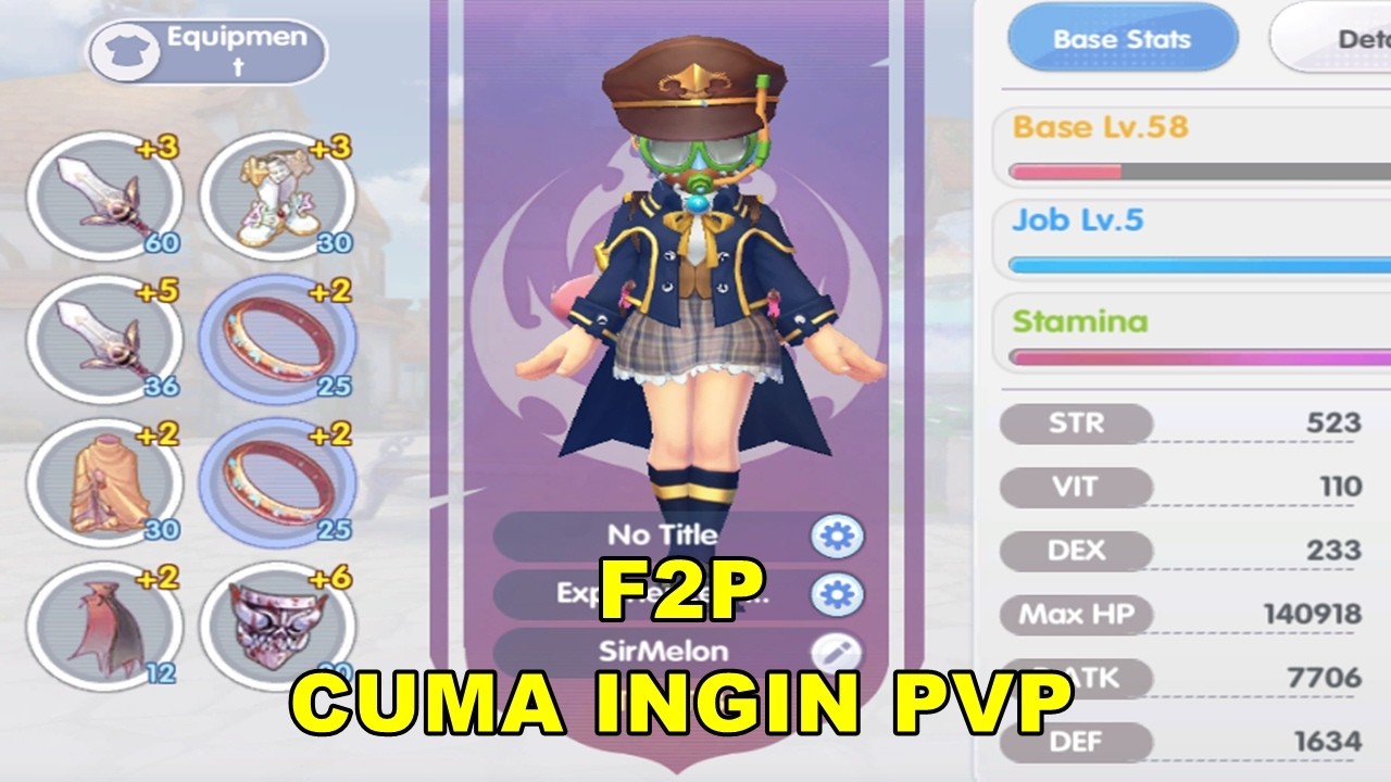 F2P dagger cuma pengen PVP #roxtogether