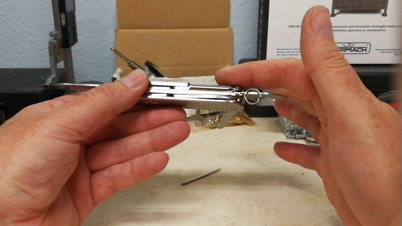 Custom Titanium SAK with Hidden Scale Drawer