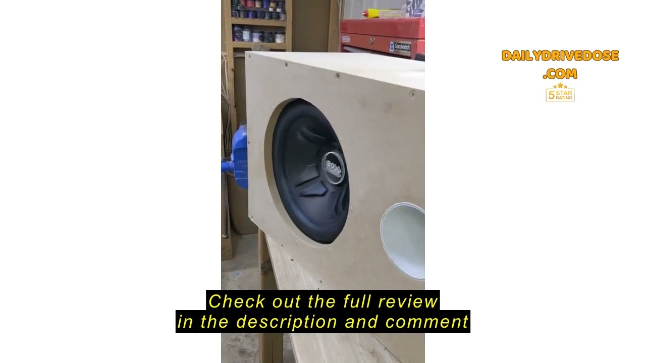 Review BOSS Audio Systems CXX8 8 Inch Car Subwoofer - 600 Watts Maximum Power, Single 4 Ohm Voice Co