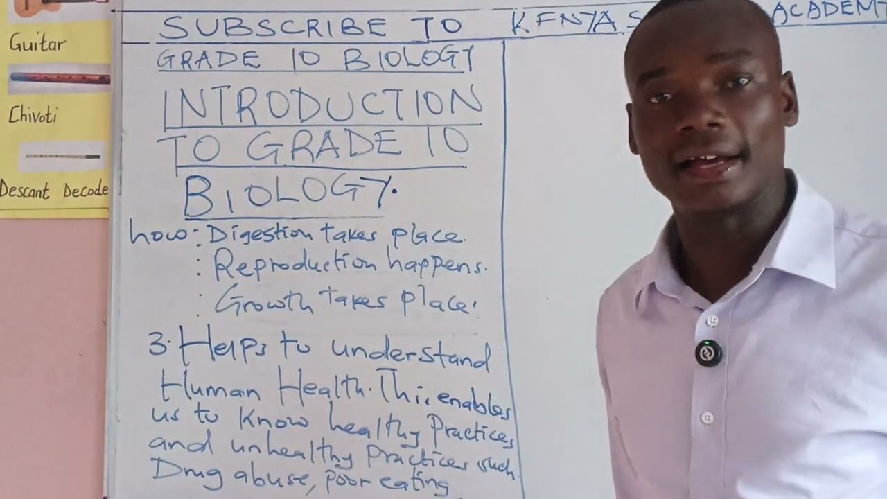 INTRODUCTION TO BIOLOGY PART 2 - (LESSON 1 GRADE 10 SENIOR SCHOOL BIOLOGY TOPIC 1 CELL BIOLOGY)