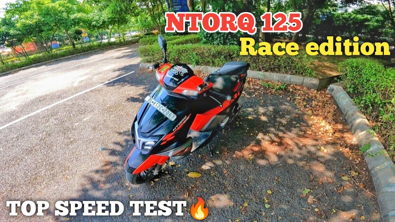 Ntorq 125 race edition top speed test 🔥 | Ntorq race edition top speed