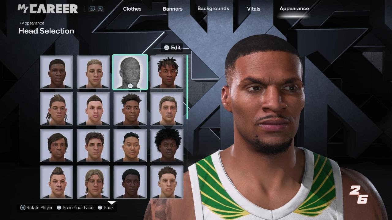 NBA 2K26 Russell Westbrook Face Creation