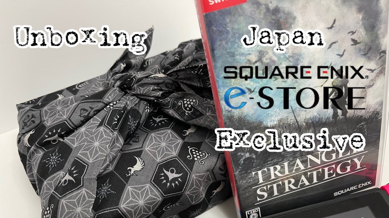 [e-store exclusive] Triangle strategy unboxing - collectors pack exclusive asmr edition [japan only]