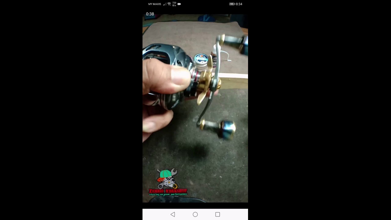 Thailand Fishing Reel maintenance demo DEUTHLON application