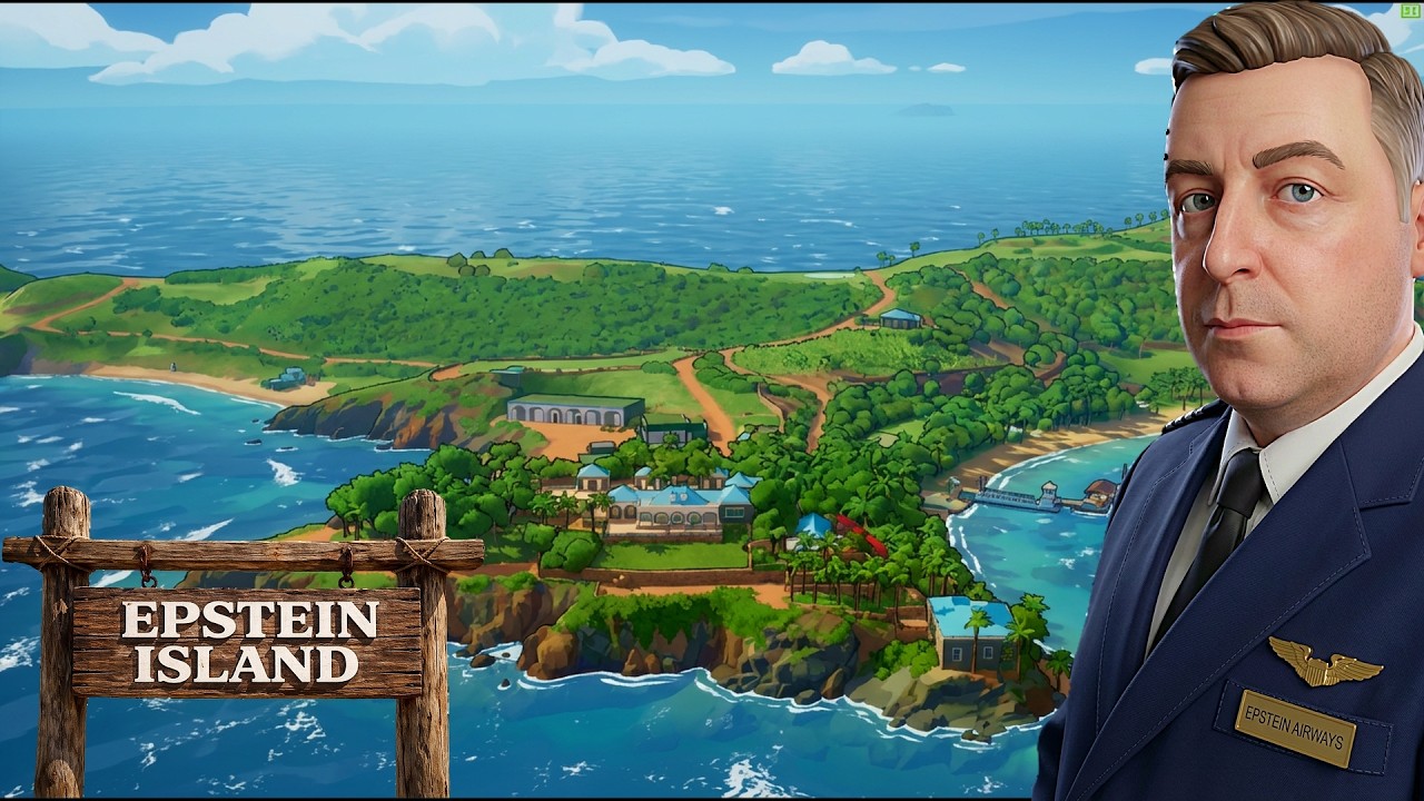 I visited Epstein Island Using Microsoft Flight Simulator