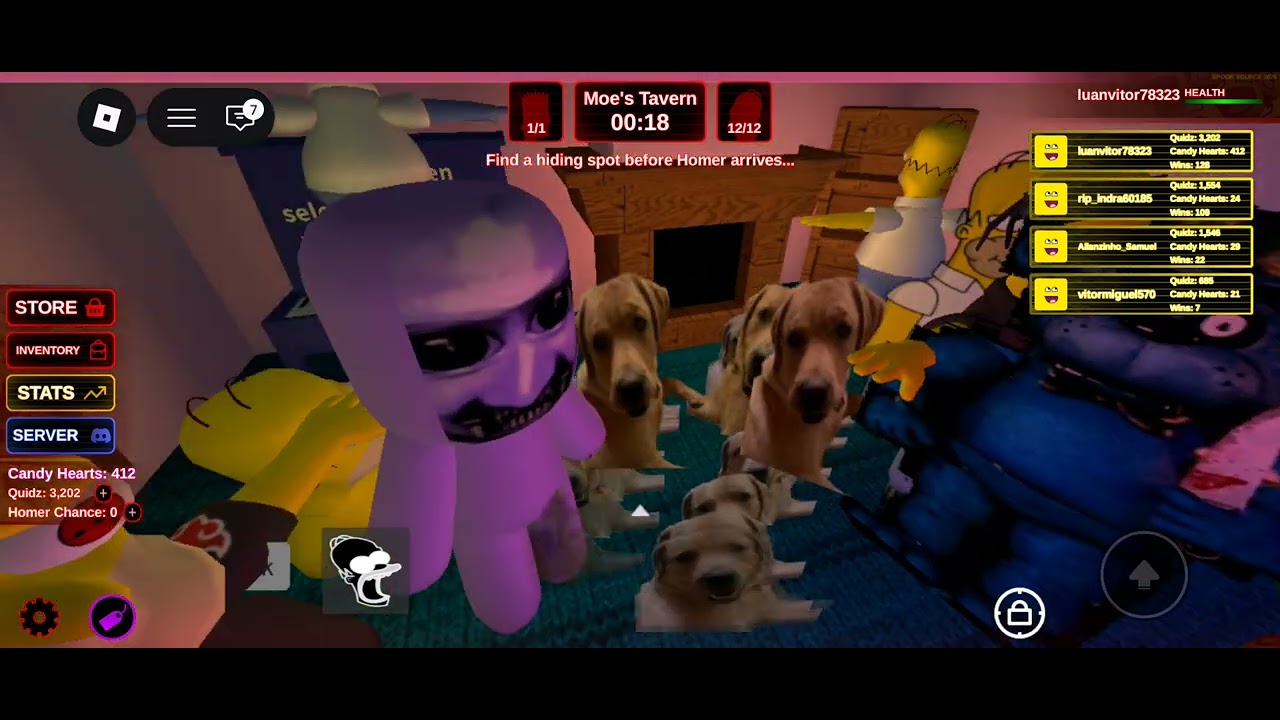 You vs Homer gameplay