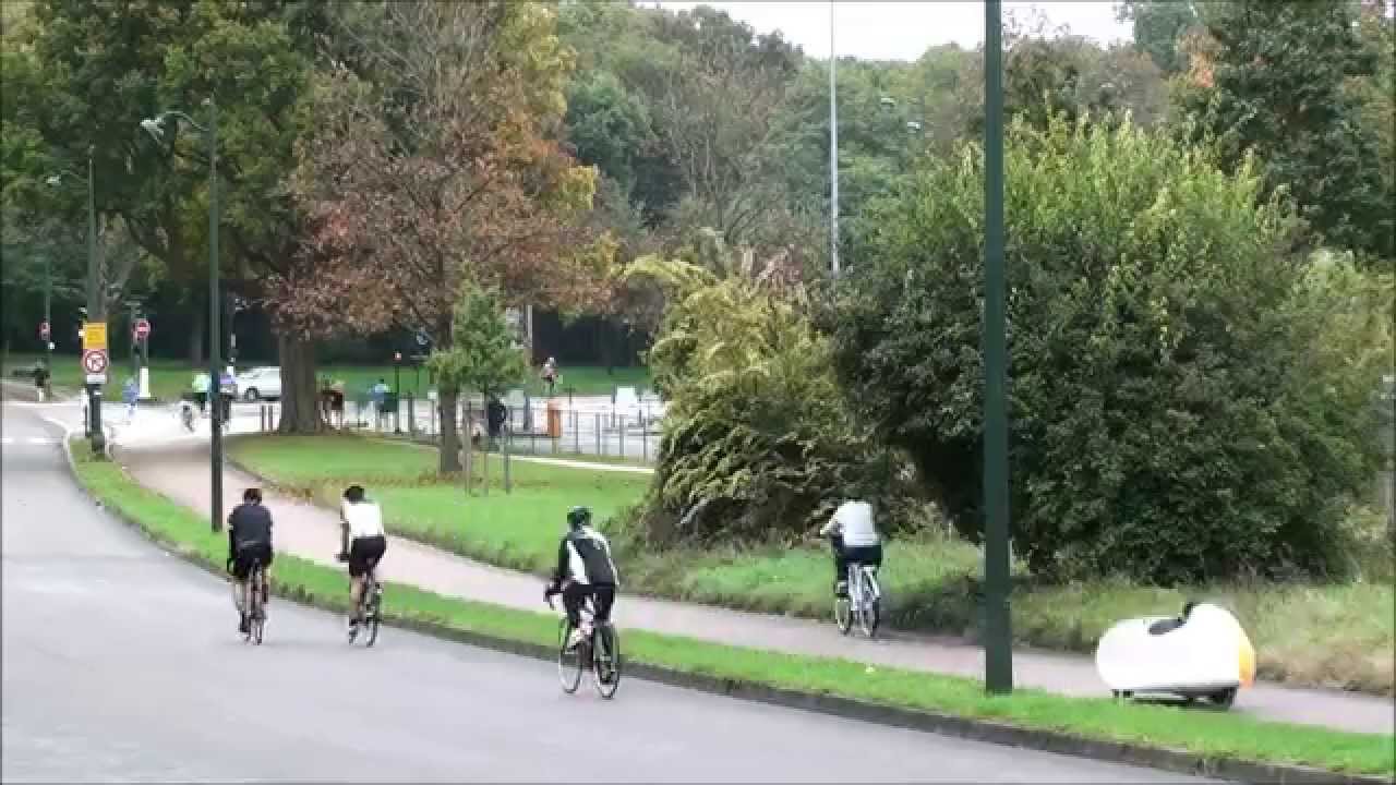 Timelapse Anneau Cyclable de Longchamp un dimanche vers midi