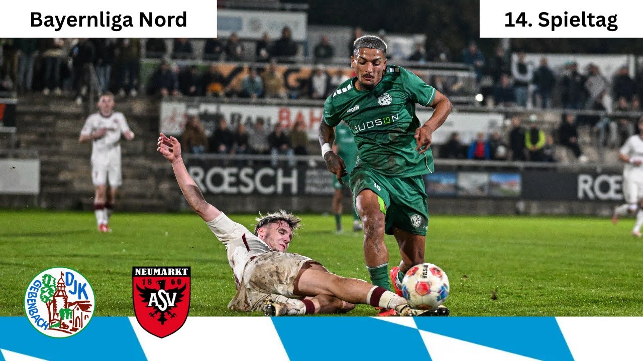 DJK Gebenbach vs. ASV Neumarkt // Tore + Highlights 14. Spieltag Bayernliga Nord