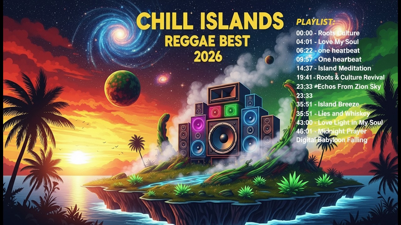 Island Psychedelic Reggae 🌈 Deep Bass Dub for Relaxation