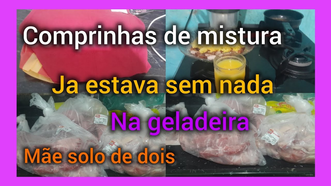 Comprinhas de mistura com 100 reais//ja estava sem nada na geladeira +café da manhã 🥰🥰🥰