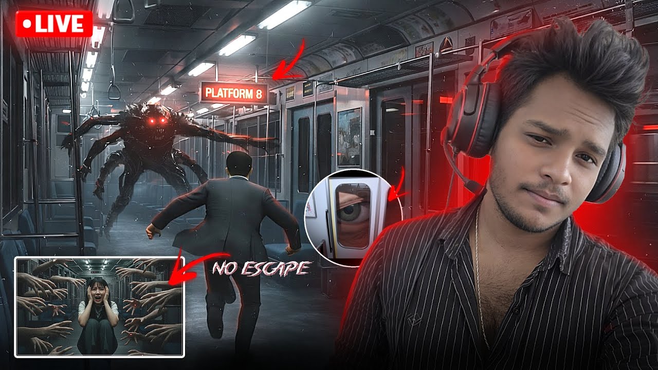 PLATFORM 8 HORROR GAME LIVE 💀 WITH ‪@NoorSpectre  #shortsfeed #horrorgaming #shortslive