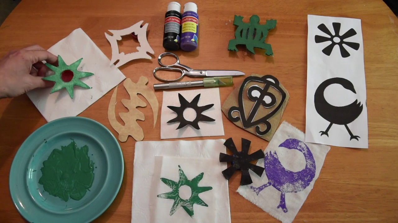 Making Adinkra Stamps