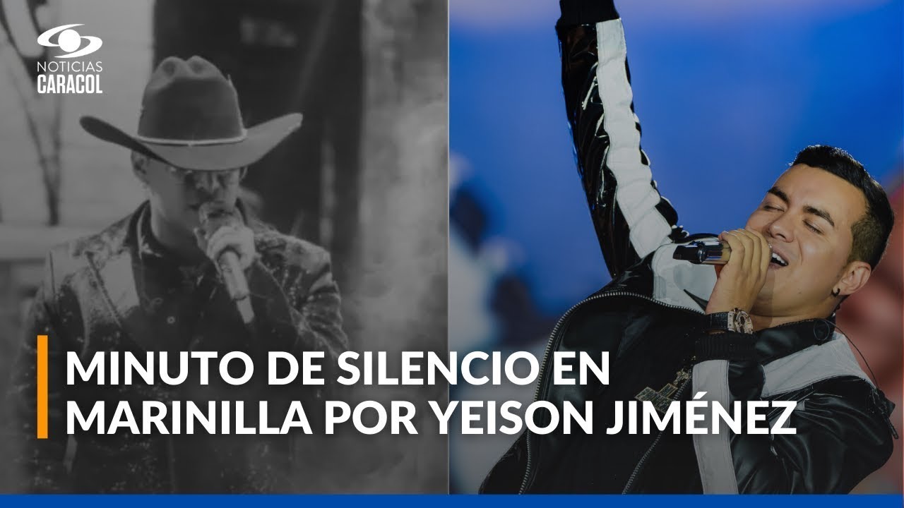 Marinilla, lugar donde hoy se presentaba Yeison Jim&eacute;nez, guard&oacute; un minuto de silencio por el artista