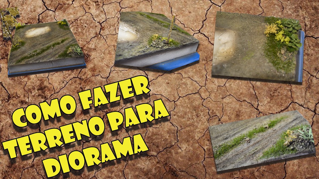 Como fazer terreno para modelismo e Diorama