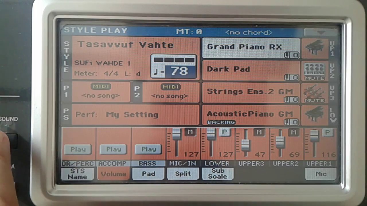 Korg Ram'dan ses silme, ram'da yer açma (sadece multisample değil tüm ram sesleri silme yolu)