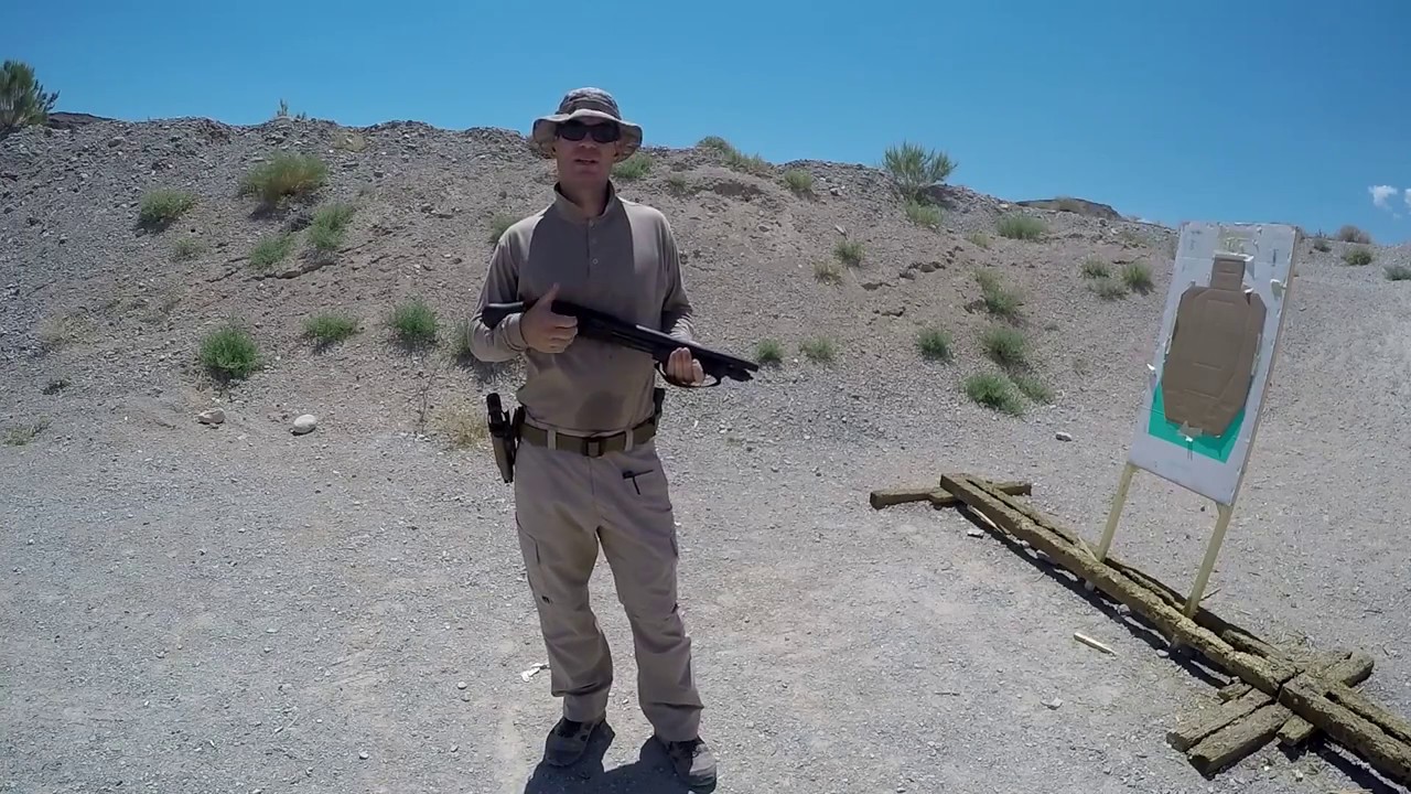 Mosseberg 590 Shockwave. Техника стрельбы из него.