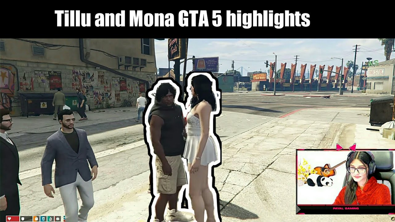 Mona and tillu GTA 5 highlights |GTA 5 highlights