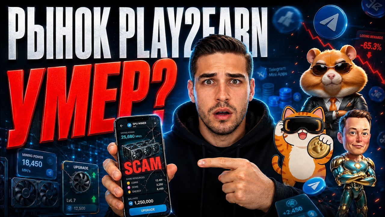 Play2Earn &mdash; СКАМ ИЛИ ЕЩЁ МОЖНО ЗАРАБОТАТЬ? Что НА САМОМ ДЕЛЕ Происходит с P2E в Telegram
