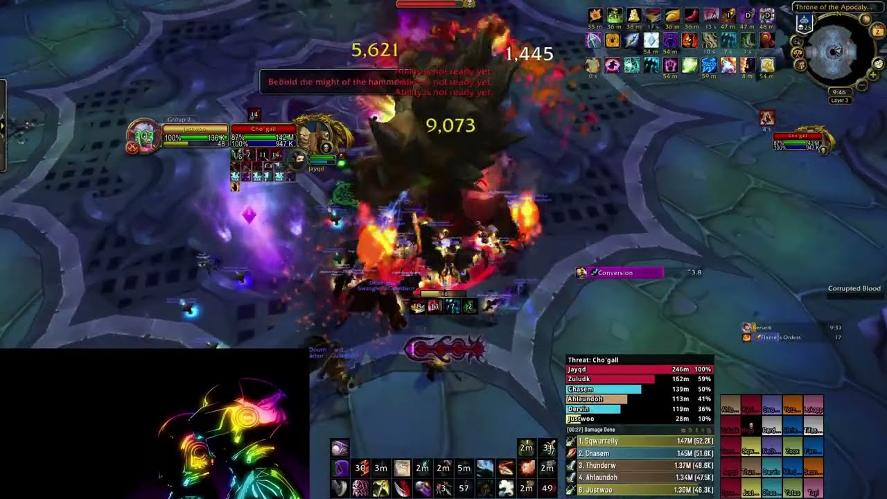 #1 DPS Assassination Rogue Cho'gall (25 Heroic) with NO Bloodlust... | Cataclysm Classic