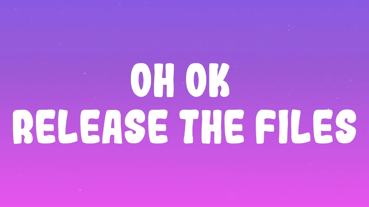ian, shonci - Oh Ok - release the files