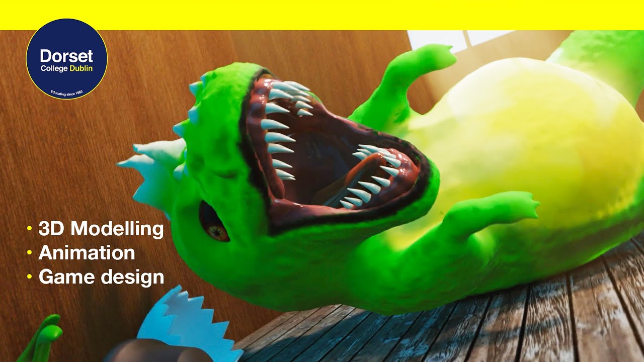 "3D Modelling, Animation and Game Design" Course at Dorset College Dublin