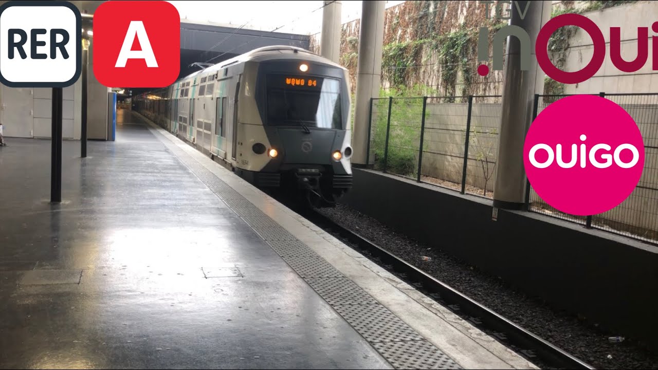 Spot en gare de Marne la Vallée Chessy RER A/TGV InOui/Ouigo (MI09/MI2N/TGV)