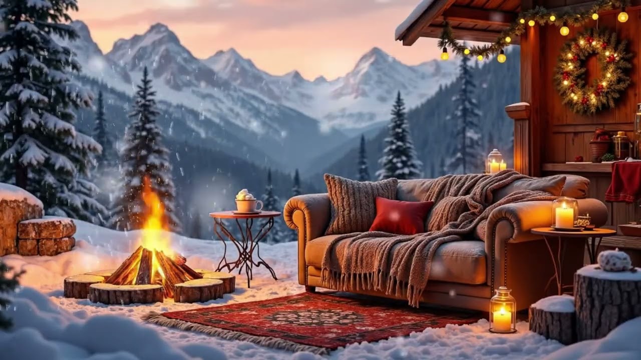 Christmas Jazz Instrumental Music 🎄 Cozy Christmas Coffee Shop Ambience with Jazz Relaxing Winter