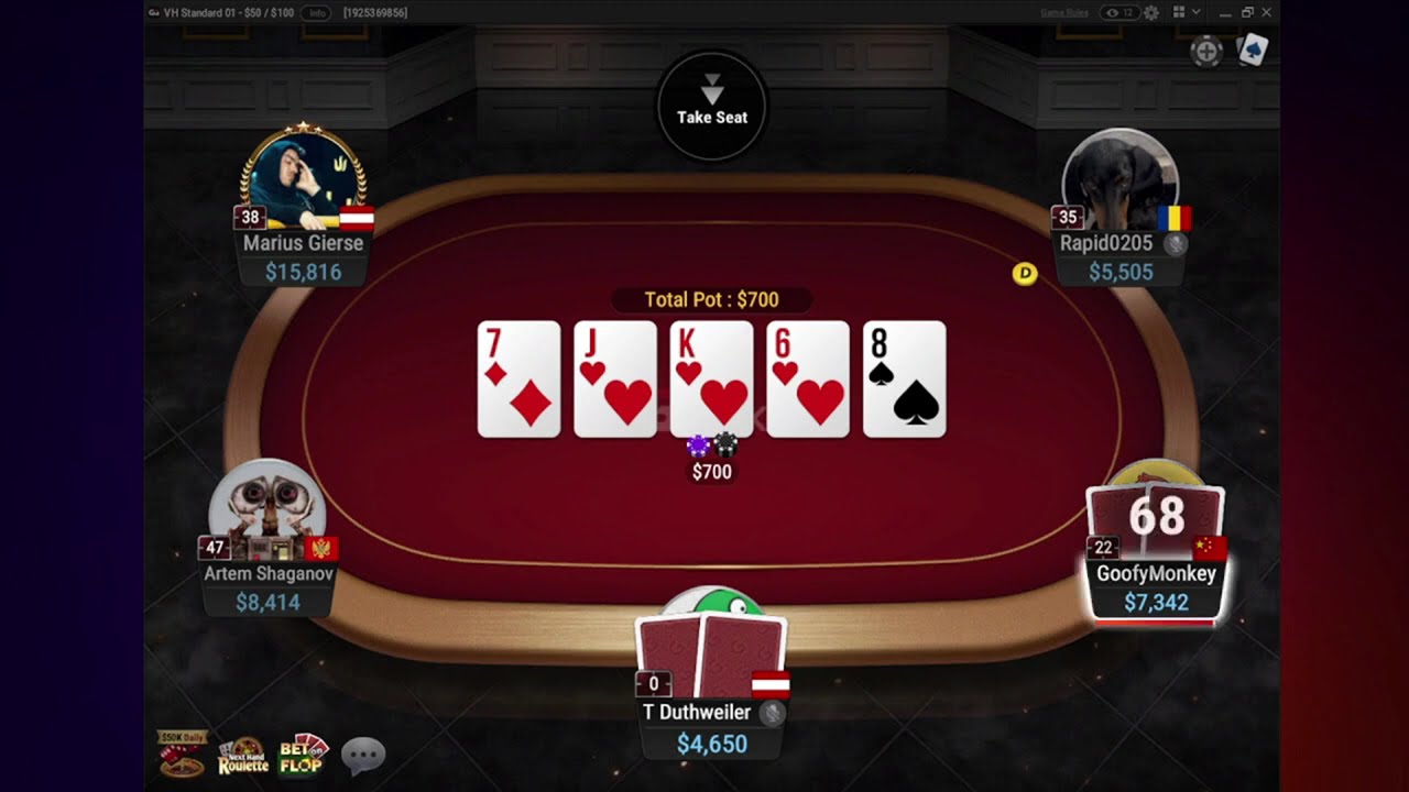 $50/$100 Dudd1 Vs Marius Gierse Vs Artem Shaganov Vs GoofyMonkey Vs Rapid0205 | High Stakes Poker