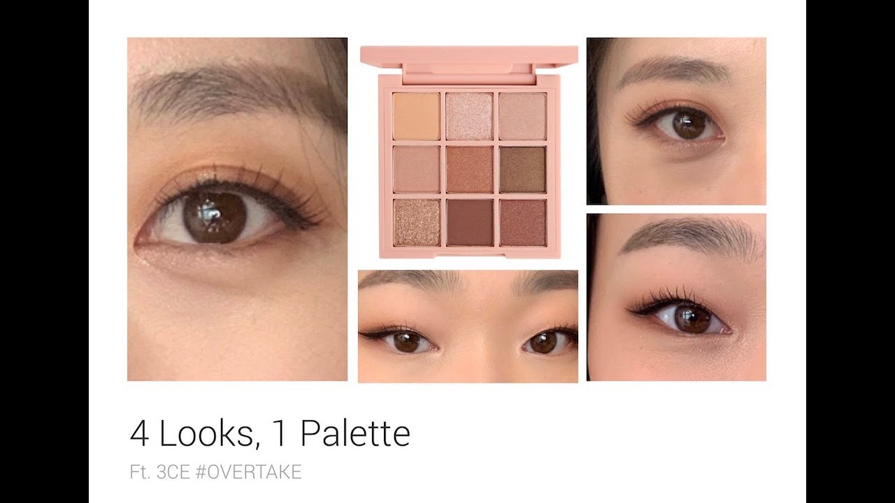 3CE #OVERTAKE: 4 Looks, 1 Palette