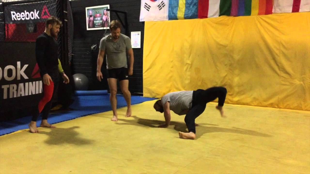 Conor McGregor and Gunnar Nelson learning with Ido Portal