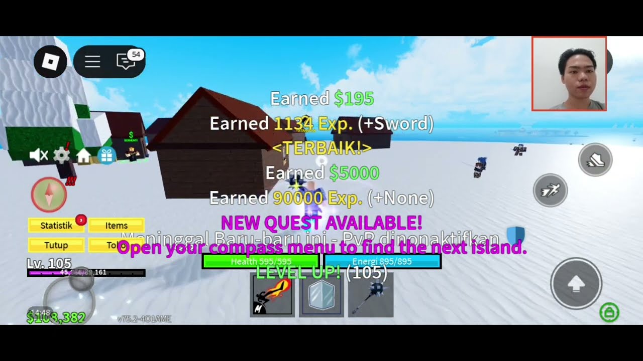 Kumpulkan Uang - Roblox Blox Fruits