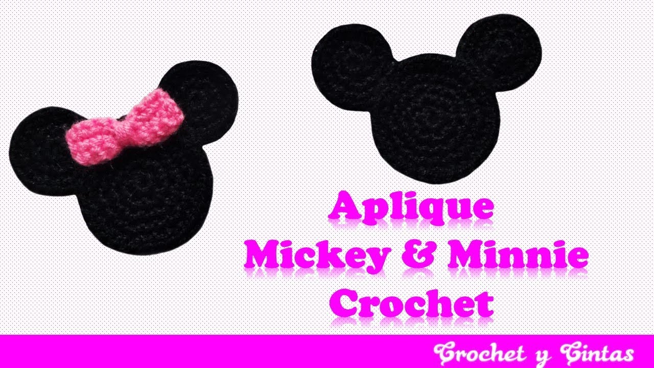 Mickey y Minnie Mouse tejido a crochet (ganchillo)