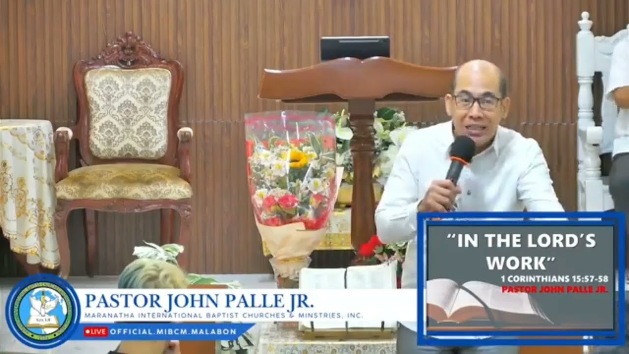 In The Lord's Work - Pastor John Palle Jr 