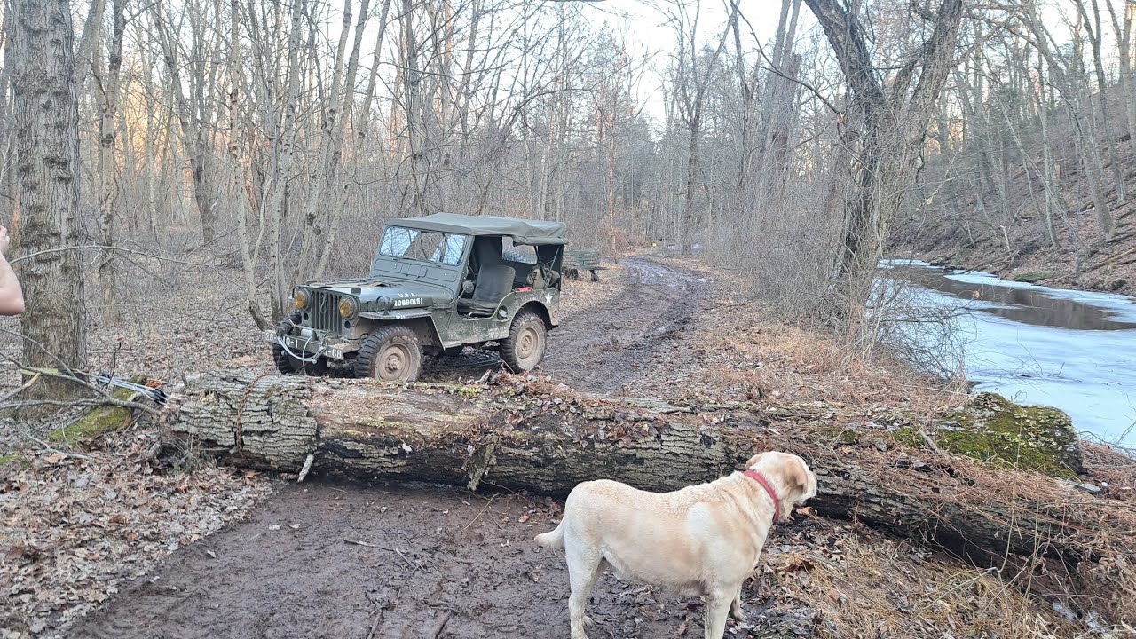 Putting the Ramsey 50R to the real test 32000 pounds of pulling force On my 1951, M38