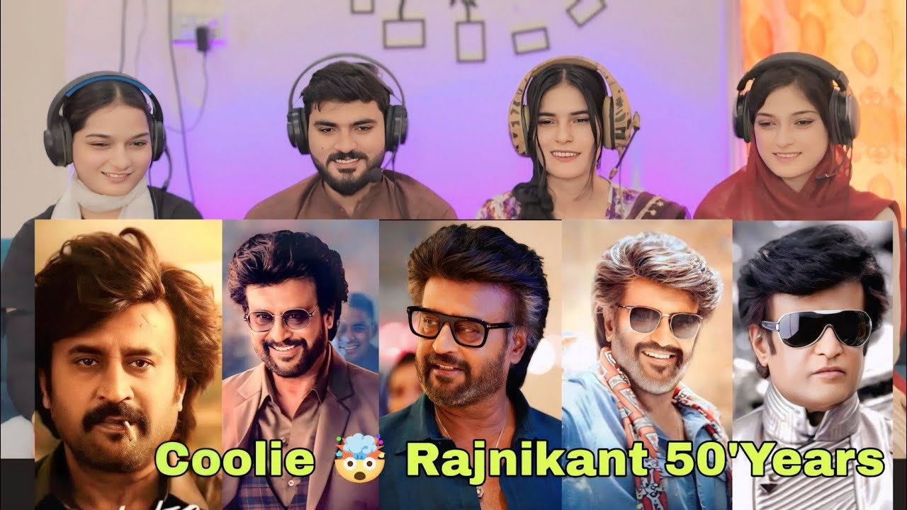 Coolie Movie Edits 50 Years of Superstar Rajnikant Sir 🔥 Reaction 