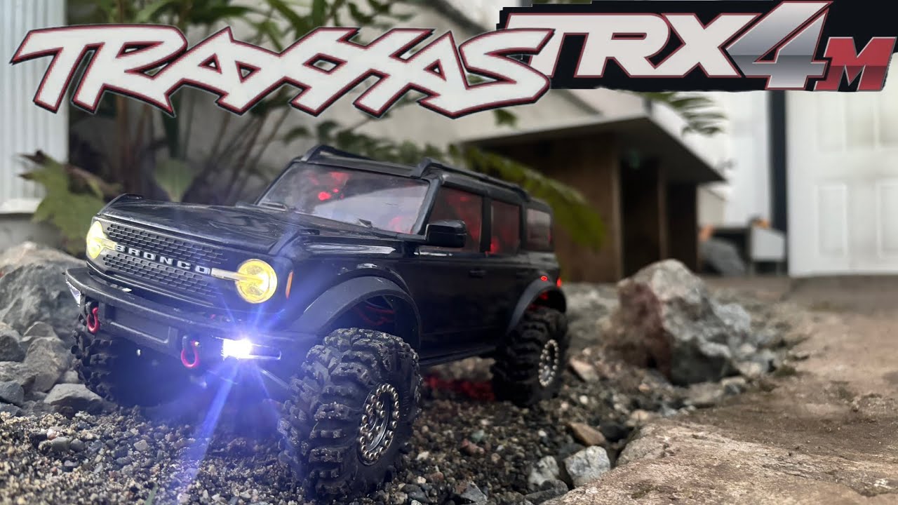 Traxxas TRX4M Ford Bronco 1/18 RC Crawler Testing Out The New Terrain