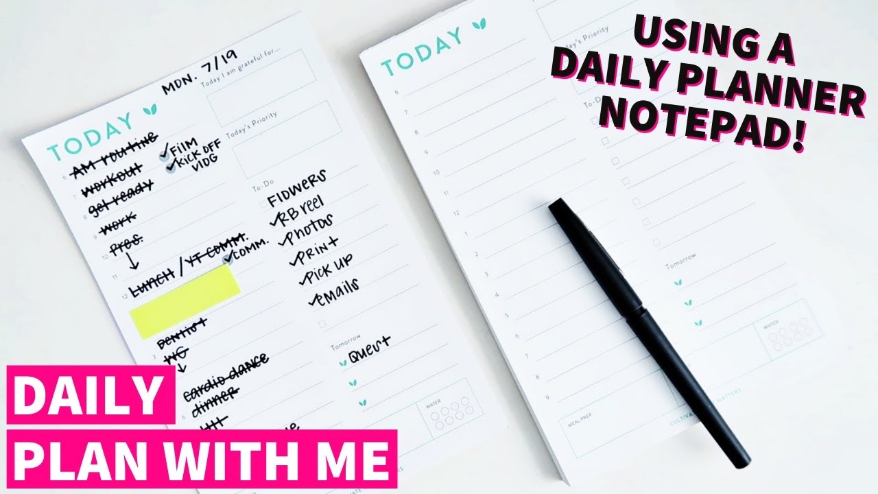 DAILY PLAN WITH ME | CULTIVATE WHAT MATTERS PLANNER PAD