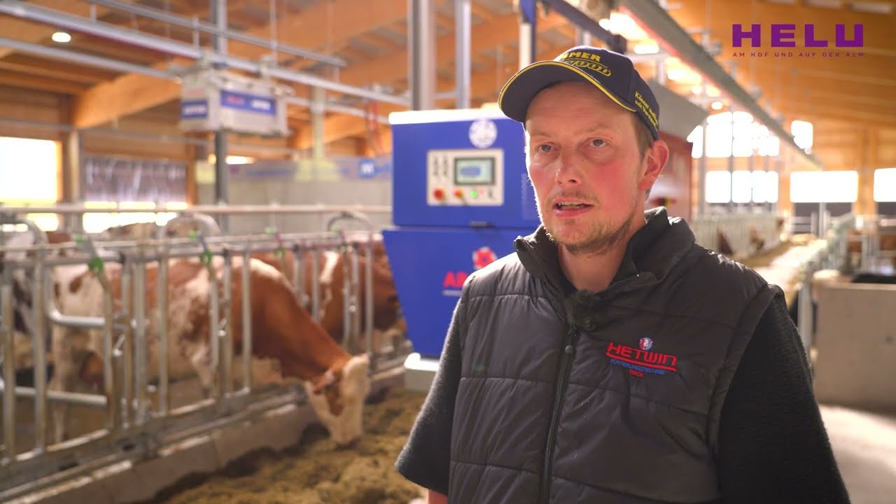 Digitalisierung im Kuhstall // Smart Farming mit HELU und dem Merlin M² Melkroboter