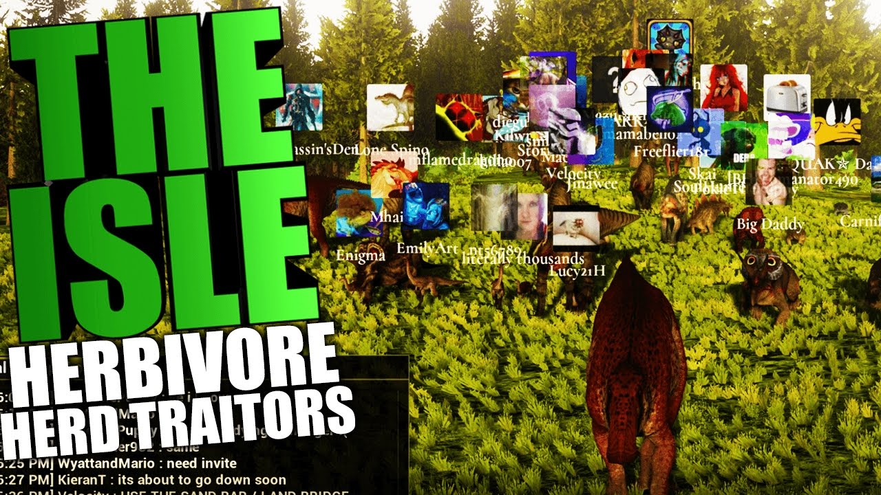 The Isle - EPIC HERD MIGRATION EVENT, DEALING WITH HERBIVORE TRAITORS - The Isle Gameplay