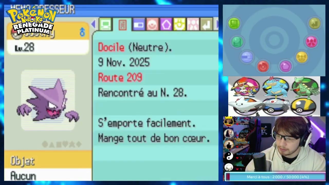 Pokémon Renegade Platinum Nuzlocke let's play fr partie 5-Lenorez59 ( de plus en plus dur)