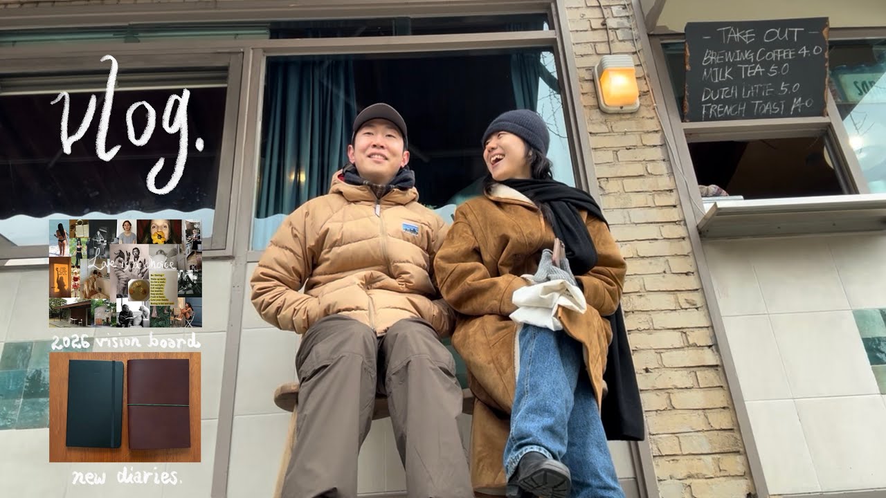 계속되는 집 구하기. 2026 다이어리와 비전보드. 모든 건 나의 리듬으로! (+ winter zara haul)