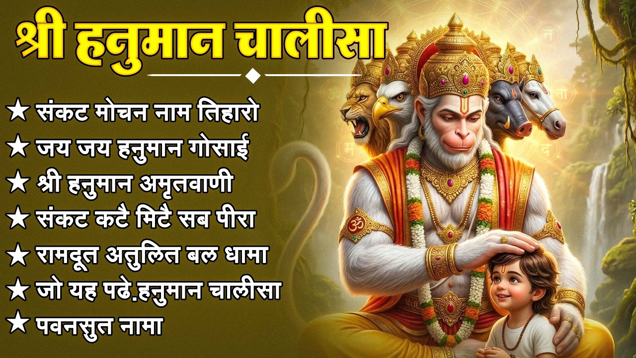 श्री हनुमान चालीसा 🌺🙏 Shree Hanuman Chalisa Original Video 🙏🌺 Gulshan Kumar Hariharan Full HD