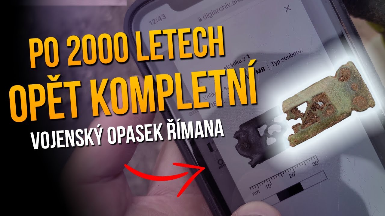 Spojili jsme po 2000 letech opasek římského vojáka nalezený detektorem!