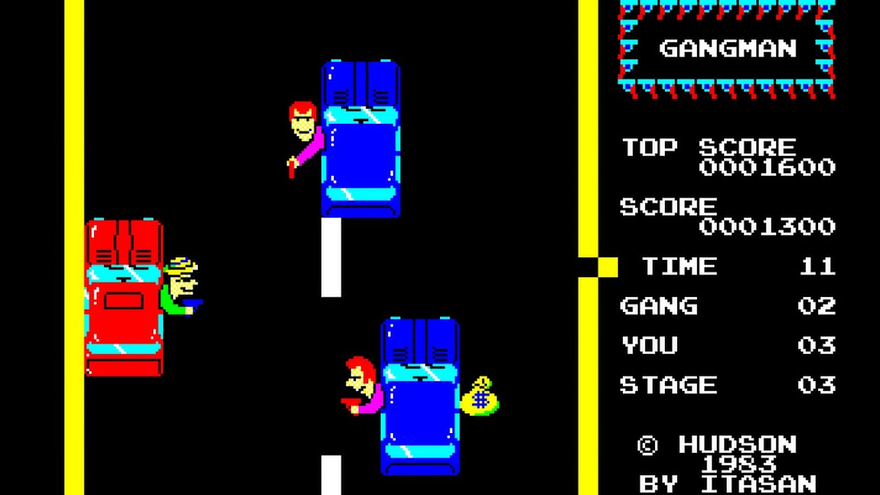 Sharp X1 Game: Gang Man (1983)