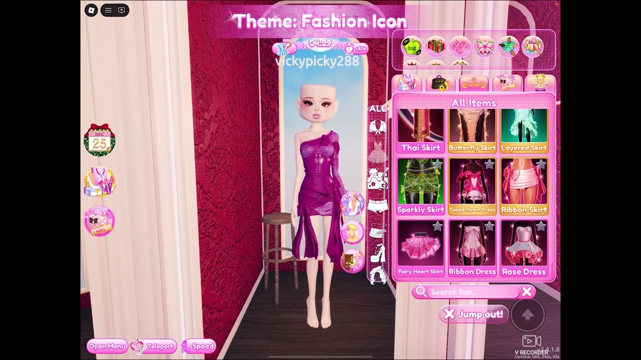 Playing dress to impress!