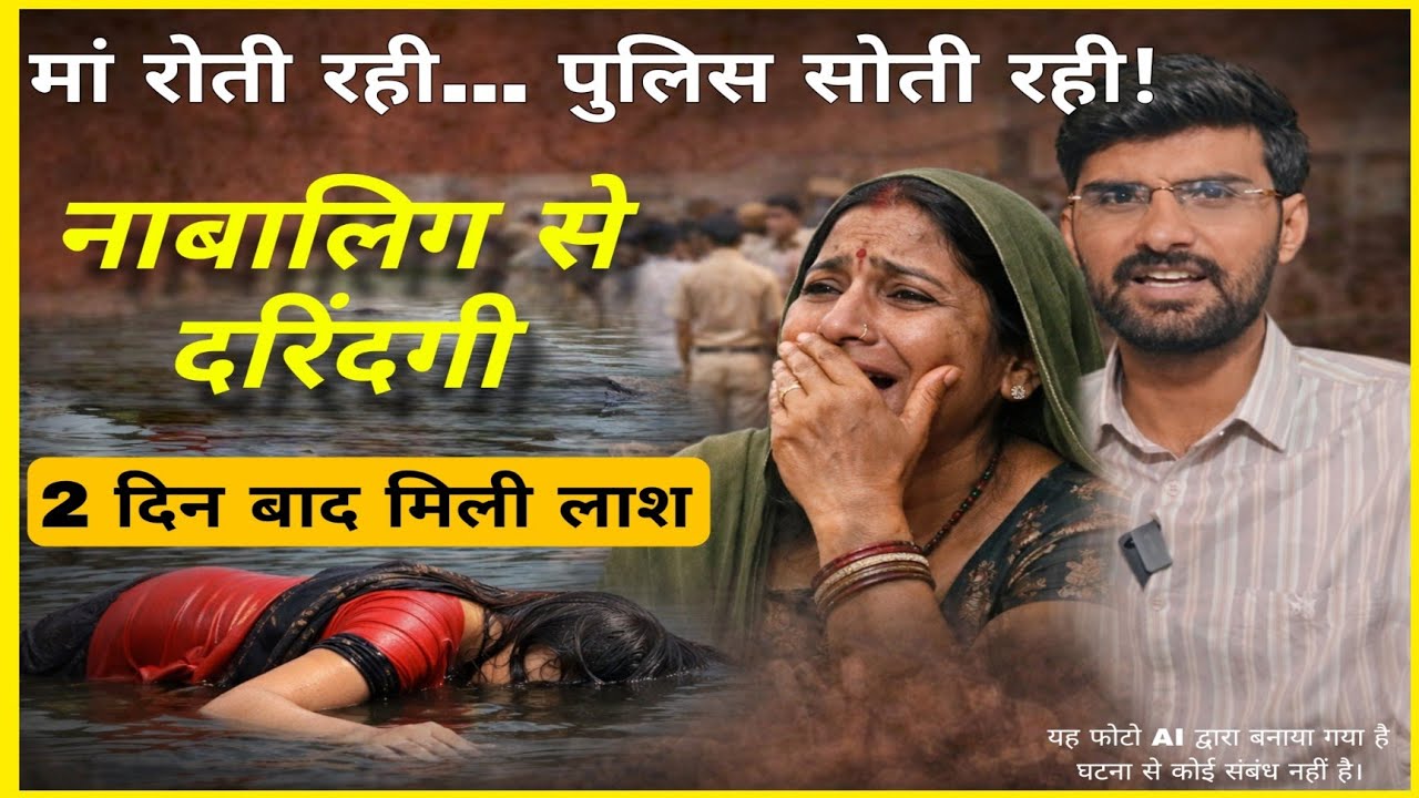 थाने के बाहर इंसाफ मांगती रही मां, दरिंदों ने बेटी की जान ले ली
