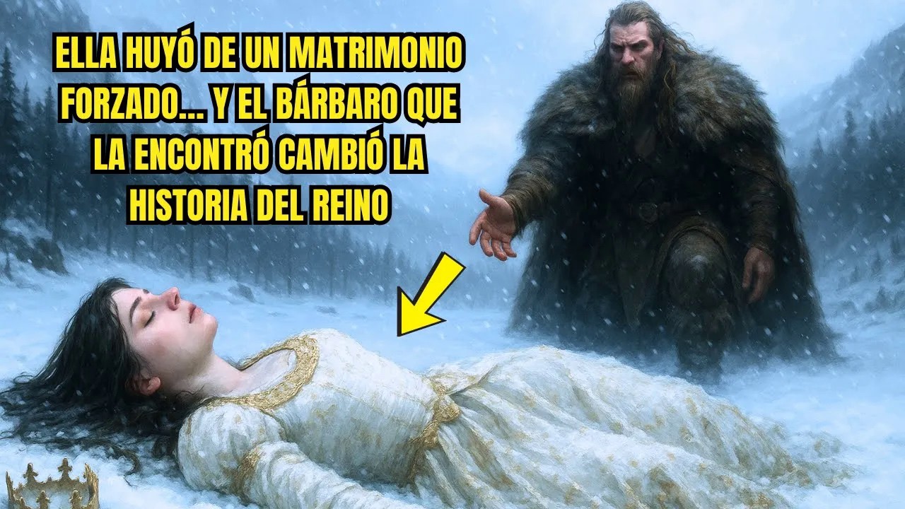 Ella huyó de un matrimonio forzado… y el bárbaro que la encontró cambió la historia del reino