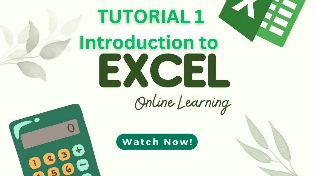 COMPLETE GUIDE IN LESS THAN 2 HOURS (1 of 5) : INTRODUCTION TO EXCEL