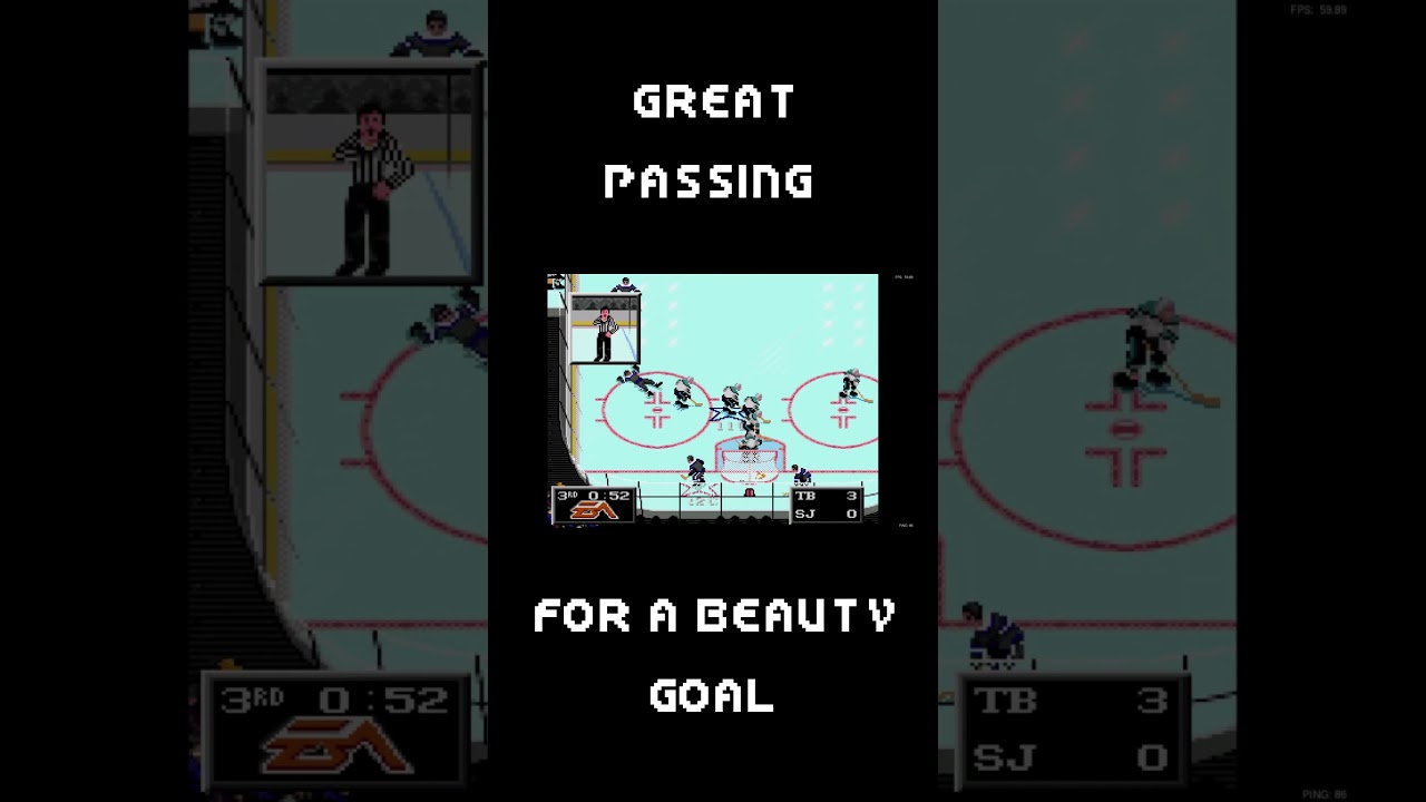 NHL '94 Masterclass! AngryJay93's Tic-Tac-Toe Passing! 🤯