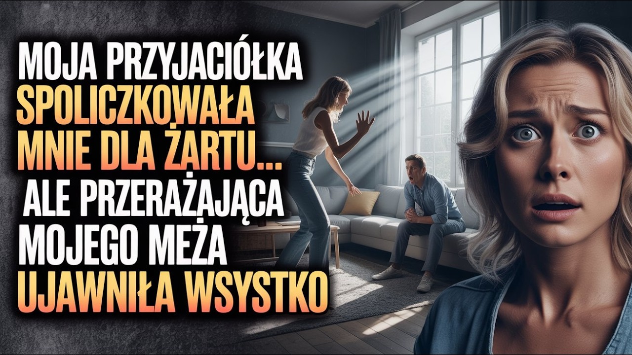 „Moja przyjaciółka spoliczkowała mnie dla żartu, ale przerażająca reakcja mojego męża ujawniła wszys